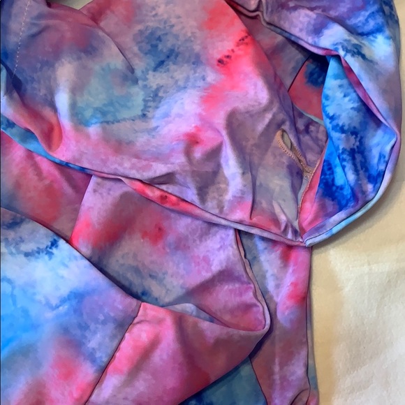 TIE DYE LINED HIGH WAISTED BIKINI - Picture 12 of 15